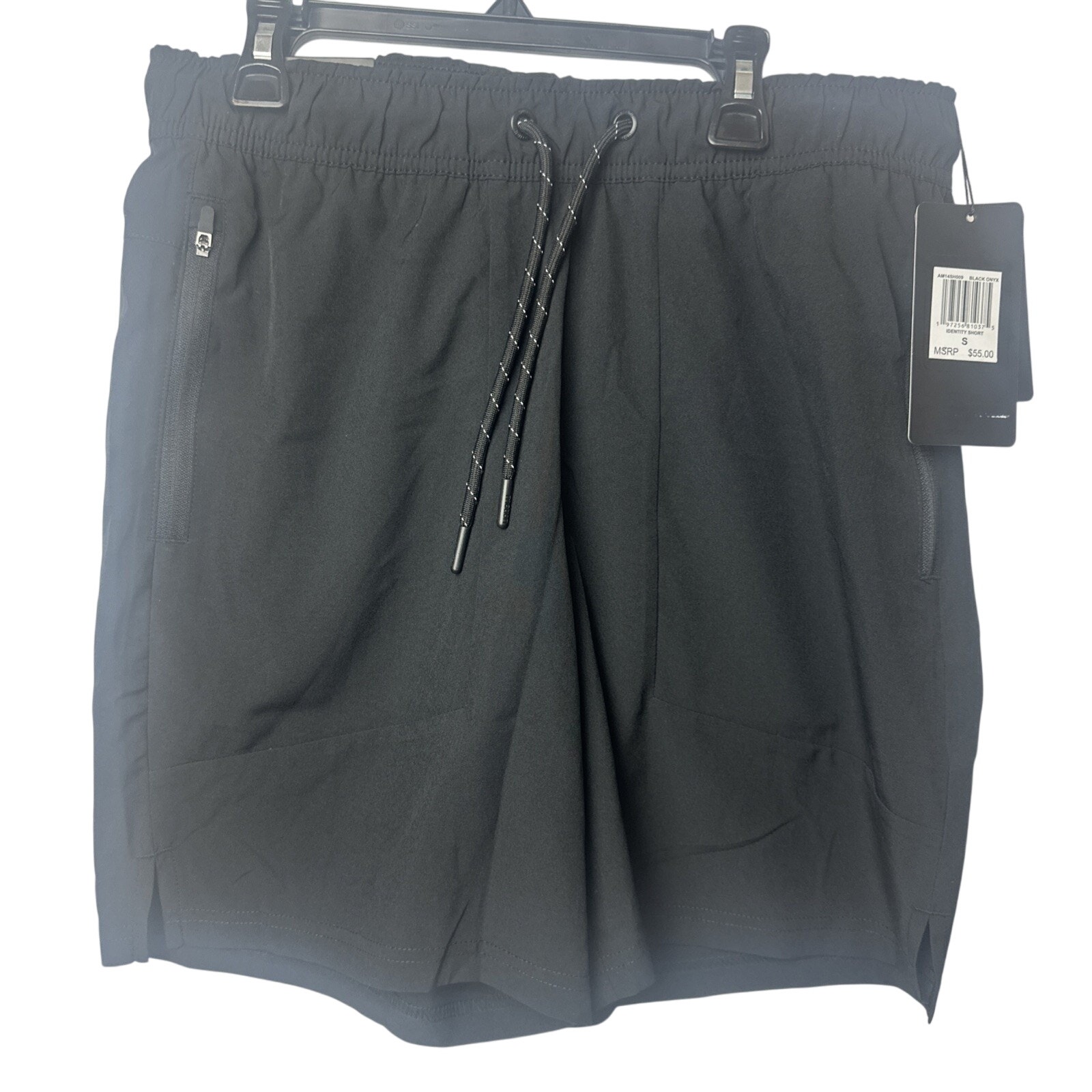 Motion Brand Mrsp 55 Black Shorts Size Small Mens Brand New